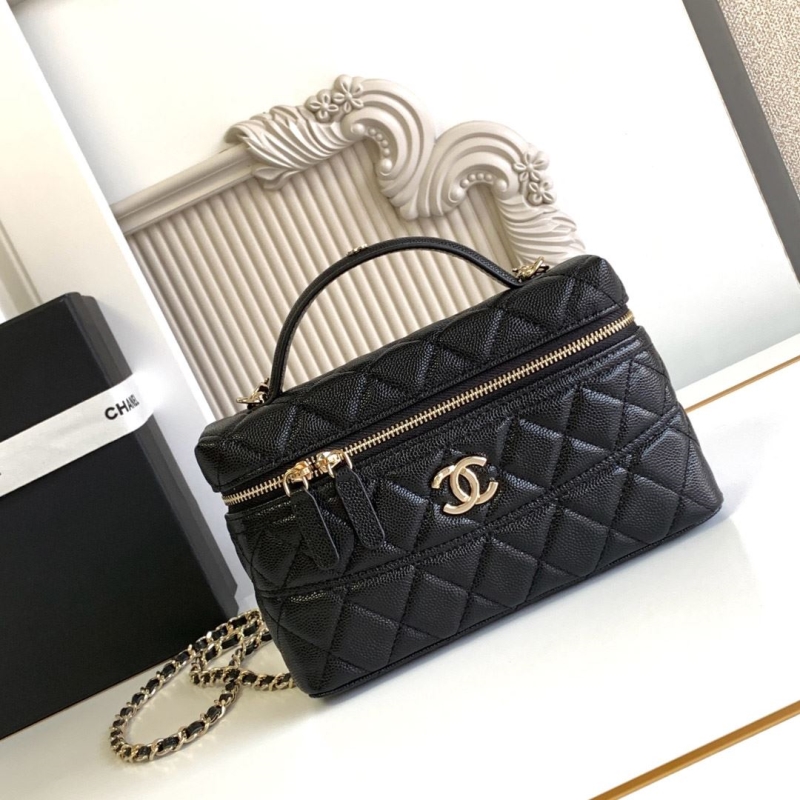Ch*el top handle bags